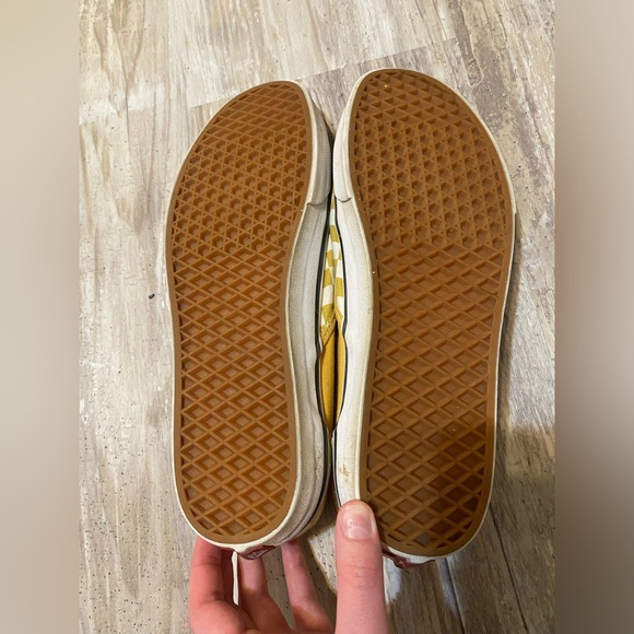 Yellow Checkered Vans - Picture 5 of 6